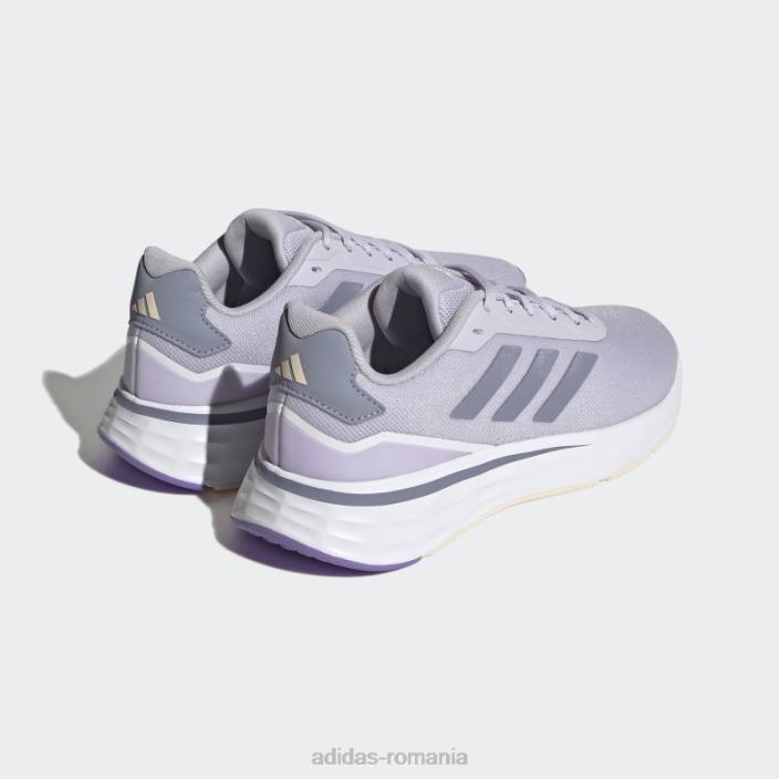 Adidas Silver Dawn începe-ți pantofii de alergat adidas femei zori argintii/violet argintiu 2JBN8643