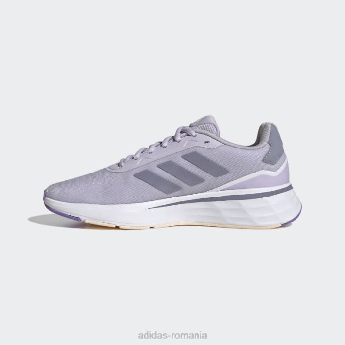 Adidas Silver Dawn începe-ți pantofii de alergat adidas femei zori argintii/violet argintiu 2JBN8643