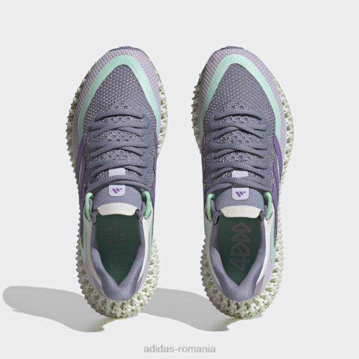 Adidas argintiu violet 4d fwd pantofi moda femei violet argintiu/violet/mentă 2JBN16010