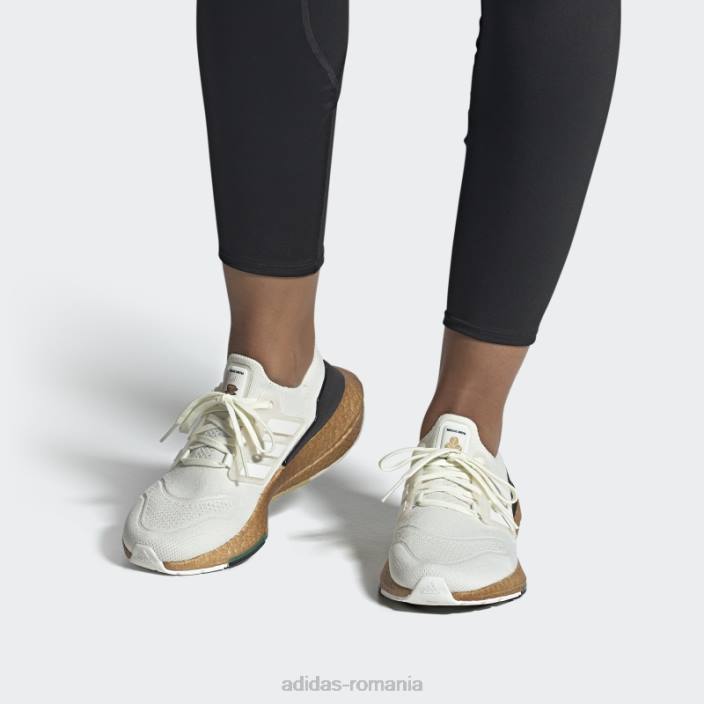 Adidas nuanță albă ultraboost 22 realizată cu pantofi de natură femei nuanță albă/zero metalic/negru 2JBN2027