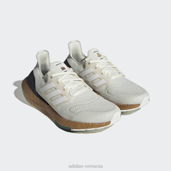 Adidas nuanță albă ultraboost 22 realizată cu pantofi de natură femei nuanță albă/zero metalic/negru 2JBN2027