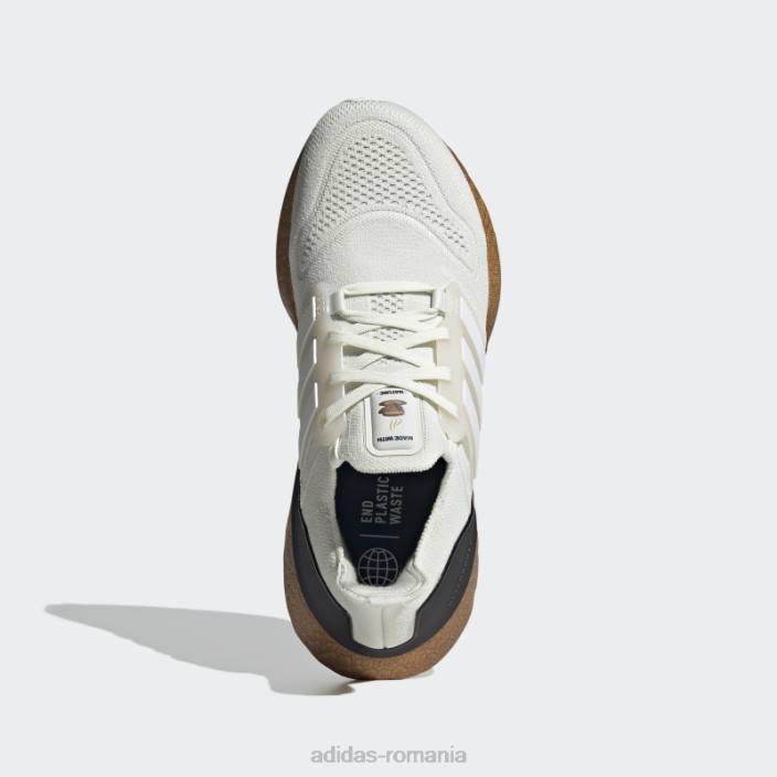 Adidas nuanță albă ultraboost 22 realizată cu pantofi de natură femei nuanță albă/zero metalic/negru 2JBN2027