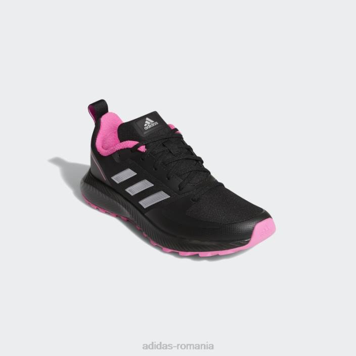Adidas pantofi adidas negru run falcon 2.0 tr femei negru/argintiu/roz 2JBN2187