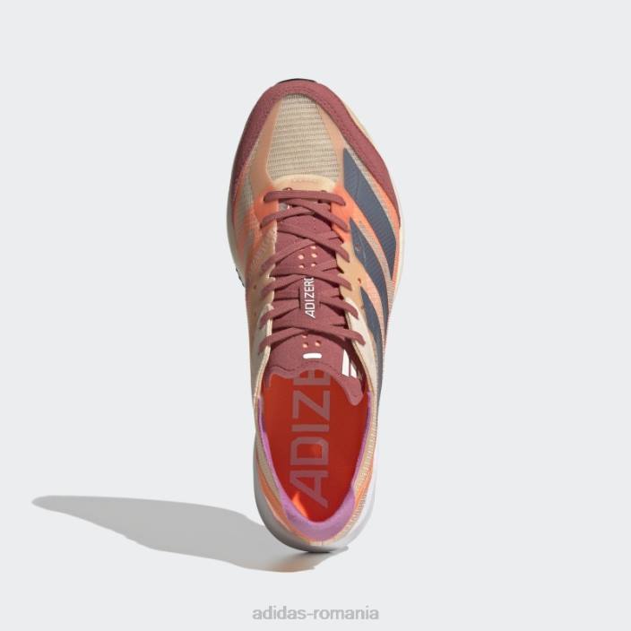 Adidas pantofi adizero adios 7 portocalii adidas femei portocaliu/oțel/portocaliu fascicul 2JBN8706