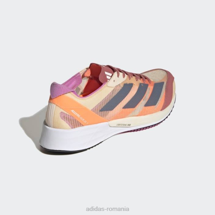 Adidas pantofi adizero adios 7 portocaliu femei portocaliu/oțel/portocaliu fascicul 2JBN16213
