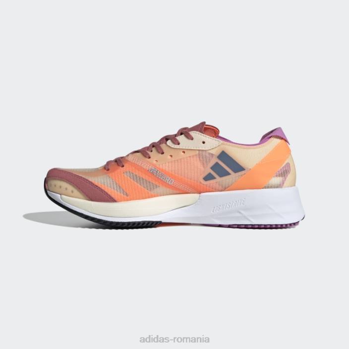 Adidas pantofi adizero adios 7 portocaliu femei portocaliu/oțel/portocaliu fascicul 2JBN16213