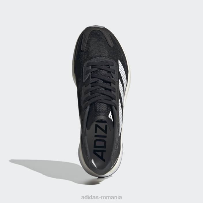 Adidas pantofi adizero boston 11 negri adidas femei negru/alb/gri 2JBN8310