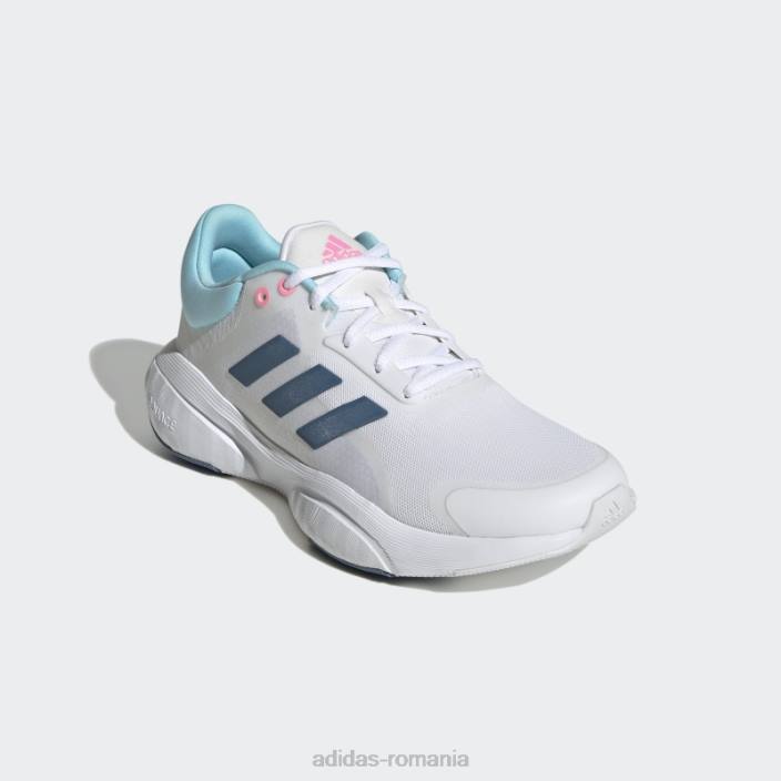 Adidas pantofi albi de răspuns femei alb/albastru alterat/roz fascicul 2JBN3100