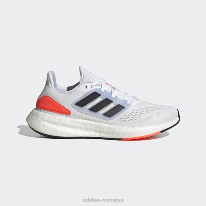 Adidas pantofi albi pureboost 22 femei alb negru 2JBN15912