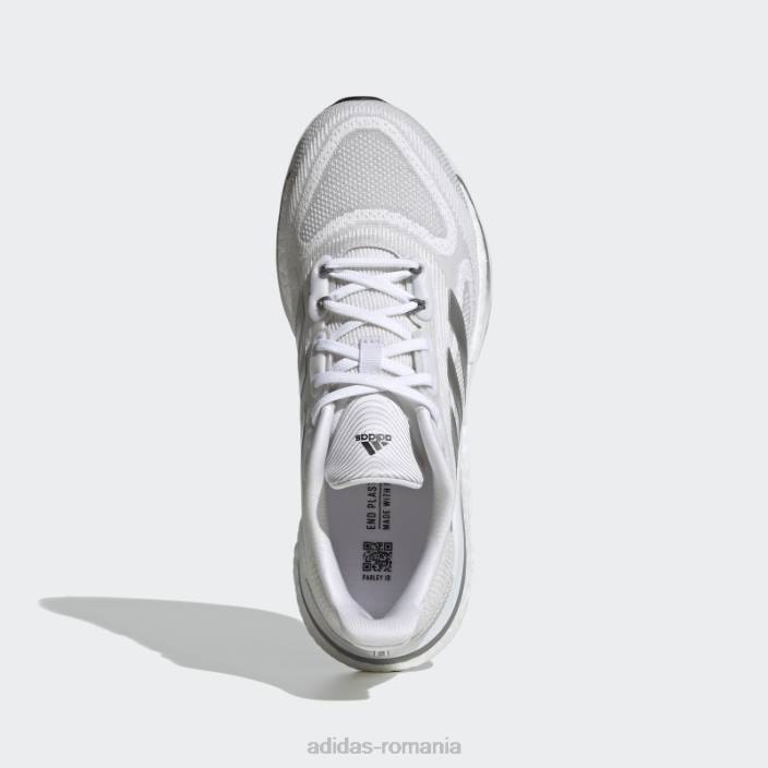 Adidas pantofi albi supernova+ adidas femei alb/argintiu/gri 2JBN2175