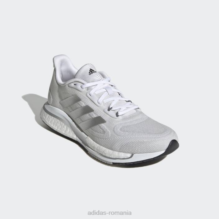 Adidas pantofi albi supernova+ adidas femei alb/argintiu/gri 2JBN2175