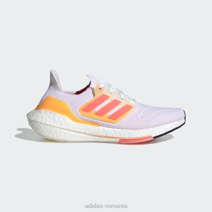Adidas pantofi albi ultraboost 22 femei alb/turbo/portocaliu 2JBN3082