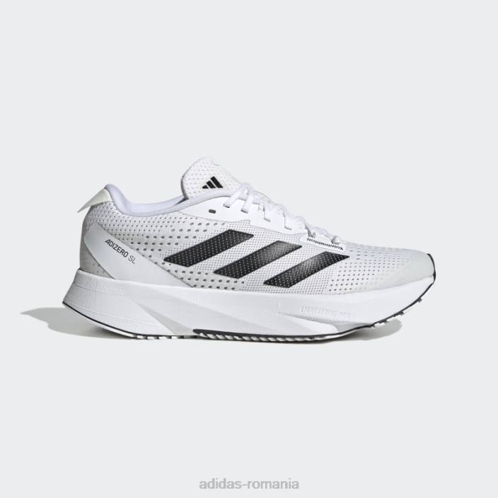 Adidas pantofi alergare adizero sl alb fashion femei alb/negru/gri 2JBN16158