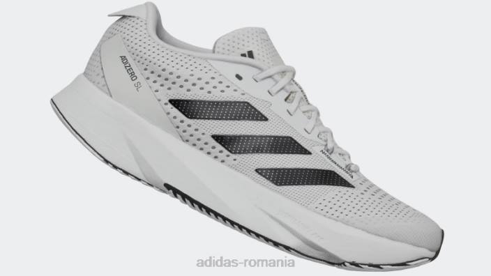 Adidas pantofi alergare adizero sl alb fashion femei alb/negru/gri 2JBN16158