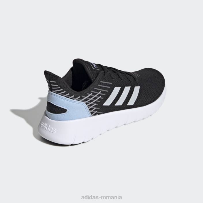 Adidas pantofi asweerun negri femei nuanță neagră/albastru/gri 2JBN2119