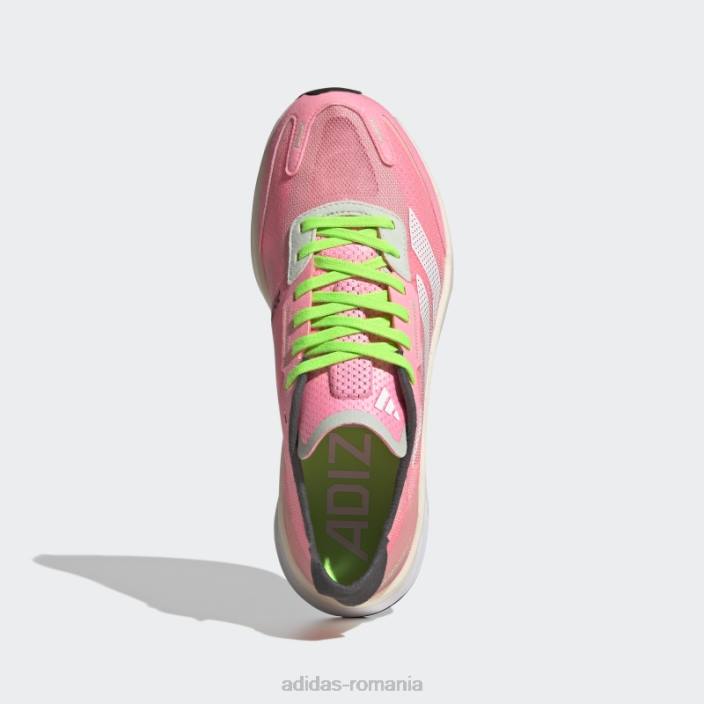 Adidas pantofi beam pink adizero boston 11 femei fascicul roz/alb/beam verde 2JBN3107