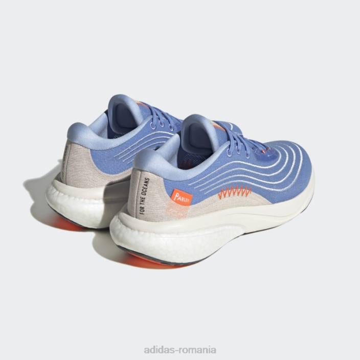 Adidas pantofi blue supernova 2.0 x parley femei albastru/albastru zori/portocaliu 2JBN2068