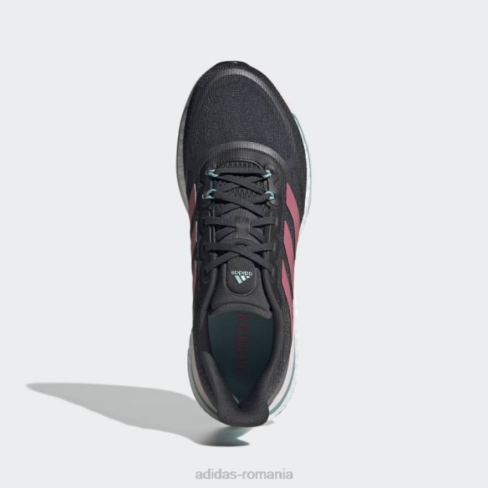 Adidas pantofi carbon supernova+ femei carbon/ton trandafir/tonă mentă 2JBN2189