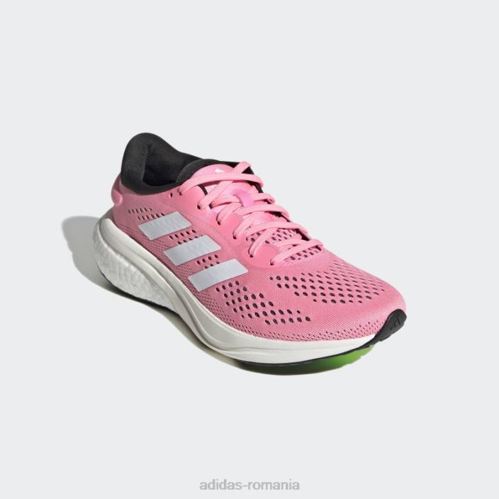 Adidas pantofi de alergare beam pink supernova 2 femei fascicul roz/alb/verde 2JBN16247