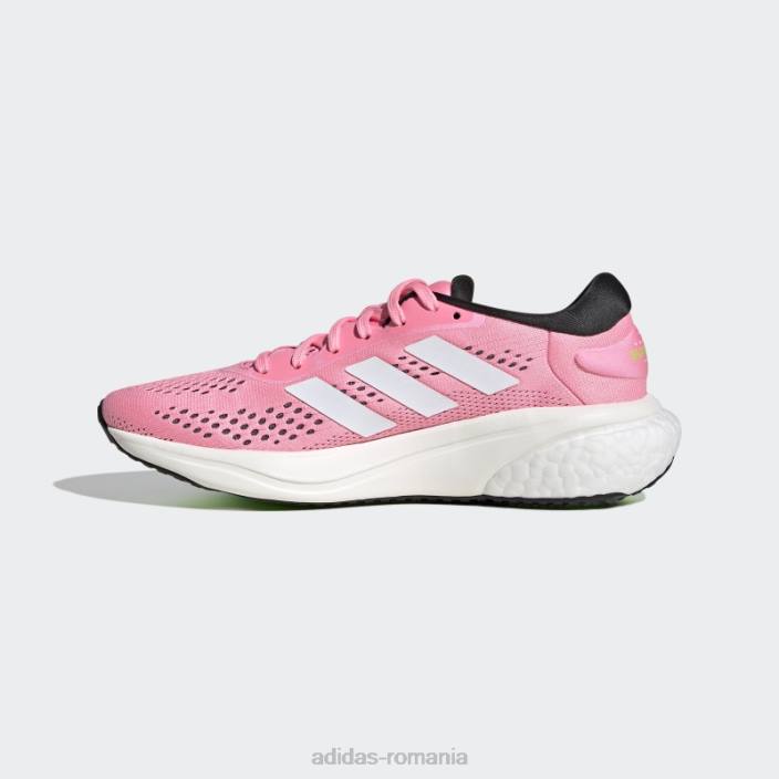 Adidas pantofi de alergare beam pink supernova 2 femei fascicul roz/alb/verde 2JBN16247