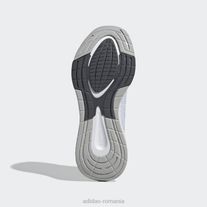 Adidas pantofi de alergare eq21 argintii femei alb/argintiu/bej nisip met 2JBN2150