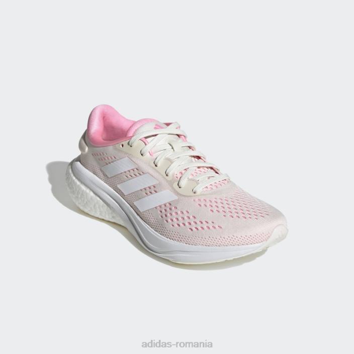 Adidas pantofi de alergare supernova 2 albi femei alb/roz fascicul 2JBN16231