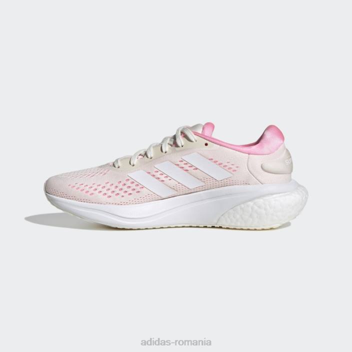Adidas pantofi de alergare supernova 2 albi femei alb/roz fascicul 2JBN16231