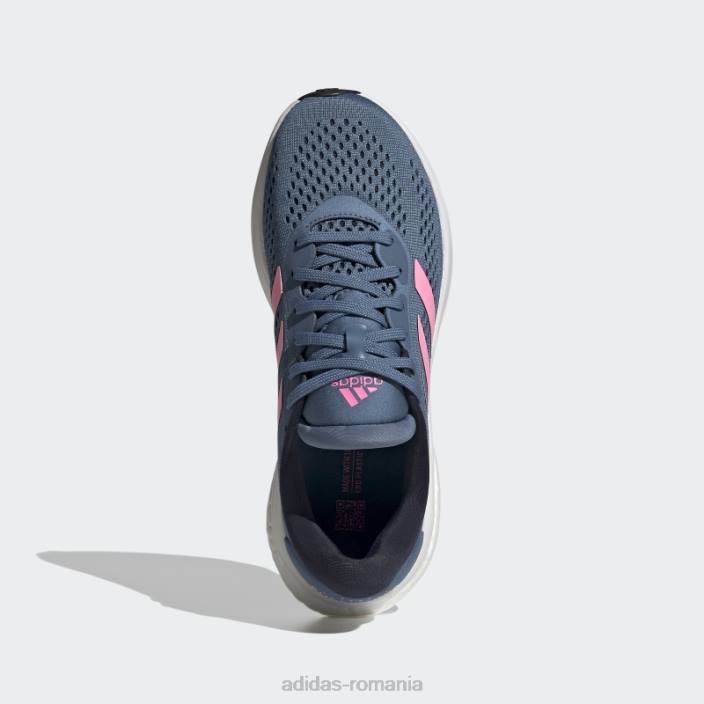 Adidas pantofi de alergare supernova 2 alterați albastru femei albastru alterat/roz fascicul/cerneală 2JBN16207