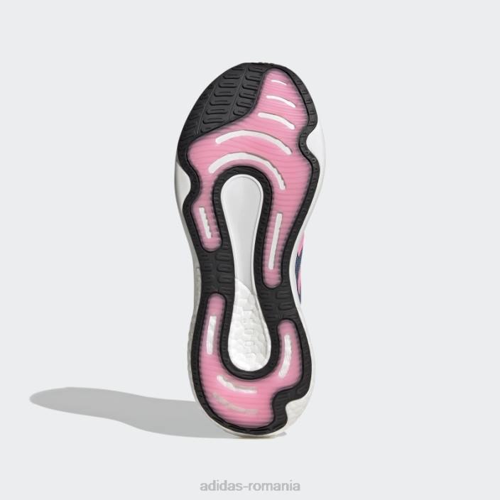 Adidas pantofi de alergare supernova 2 alterați albastru femei albastru alterat/roz fascicul/cerneală 2JBN16207