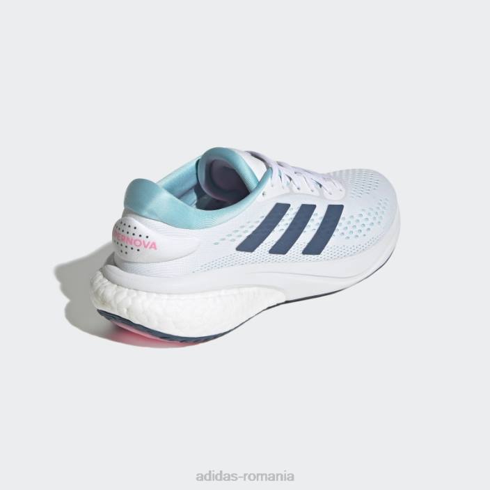 Adidas pantofi de alergare supernova 2 oțel femei alb/otel/albastru 2JBN16175
