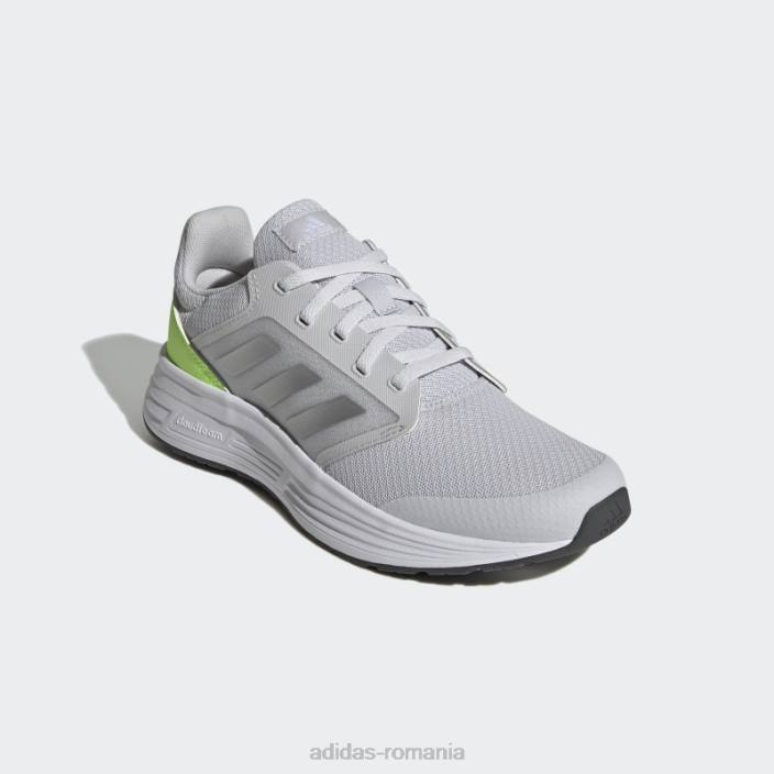 Adidas pantofi galaxy 5 dash gri femei liniuță gri/argintiu/verde 2JBN2191