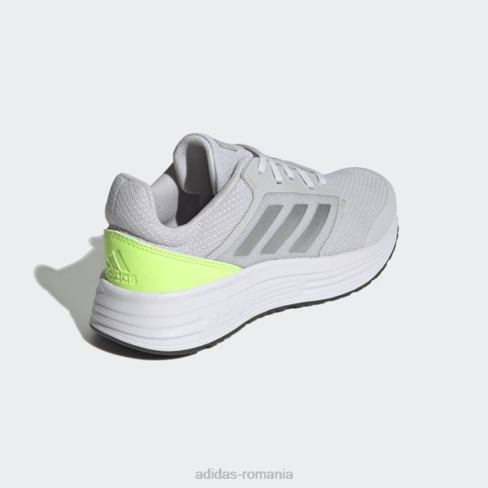 Adidas pantofi galaxy 5 dash gri femei liniuță gri/argintiu/verde 2JBN2191
