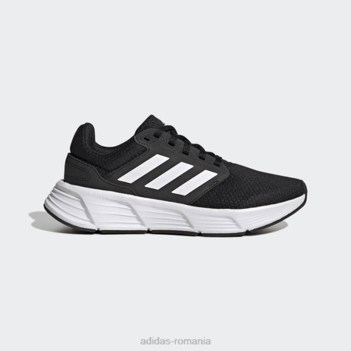 Adidas pantofi galaxy 6 alb fashion femei alb negru 2JBN2034