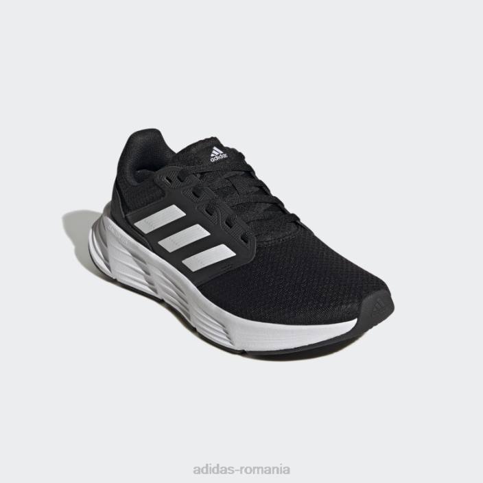Adidas pantofi galaxy 6 alb fashion femei alb negru 2JBN2034