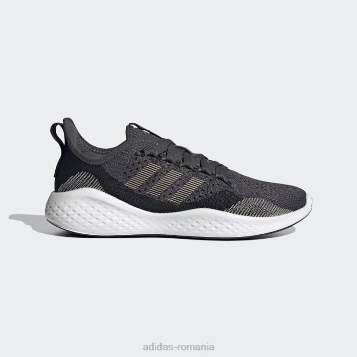 Adidas pantofi gri fluidflow 2.0 moda femei negru/șampanie met/gri 2JBN3104