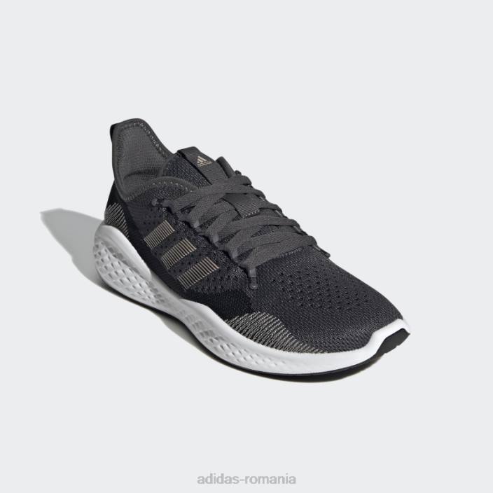 Adidas pantofi gri fluidflow 2.0 moda femei negru/șampanie met/gri 2JBN3104