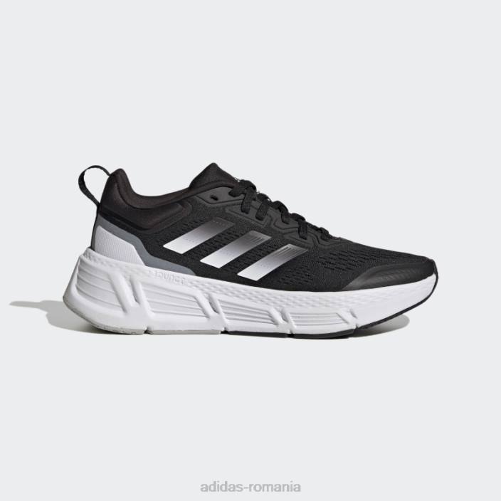 Adidas pantofi gri questar fierbinti femei negru/alb/gri 2JBN8521