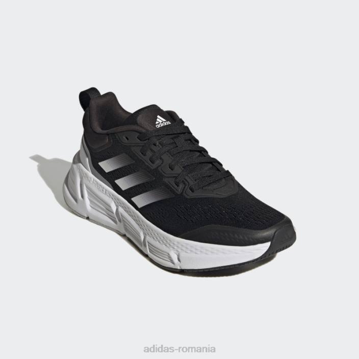 Adidas pantofi gri questar fierbinti femei negru/alb/gri 2JBN8521