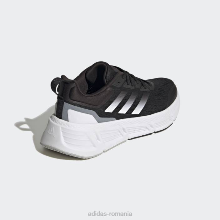 Adidas pantofi gri questar fierbinti femei negru/alb/gri 2JBN8521