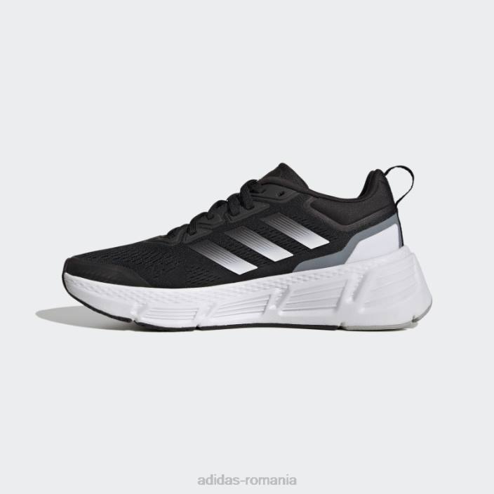 Adidas pantofi gri questar fierbinti femei negru/alb/gri 2JBN8521