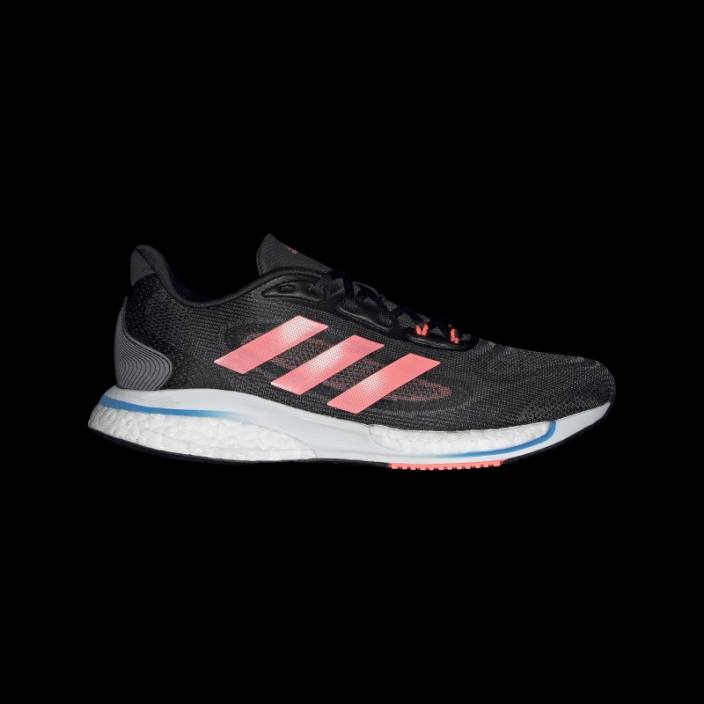 Adidas pantofi hot turbo supernova+ femei negru/roșu acid/turbo 2JBN16174