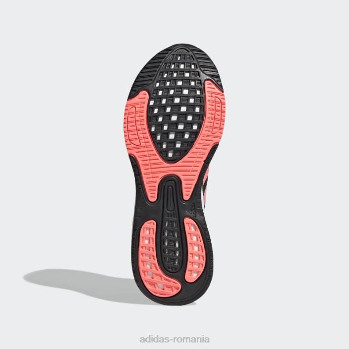 Adidas pantofi hot turbo supernova+ femei negru/roșu acid/turbo 2JBN16174