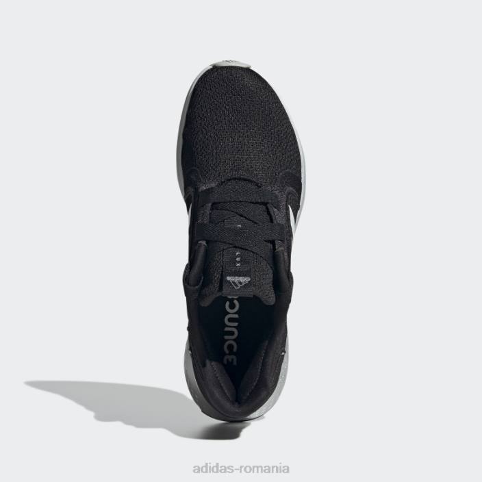 Adidas pantofi lux cu margine argintie femei negru/alb/argintiu 2JBN8326