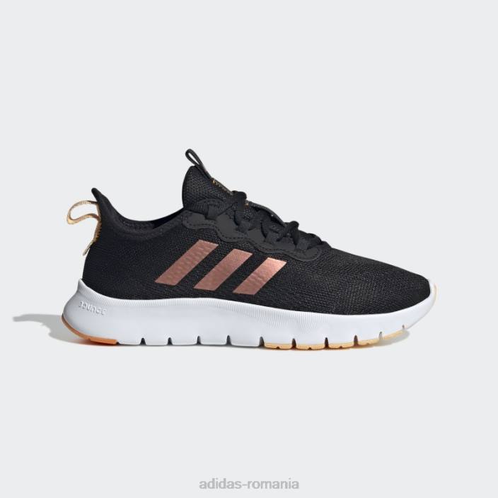 Adidas pantofi nario move negri adidas femei negru/pământ met/chihlimbar 2JBN8688