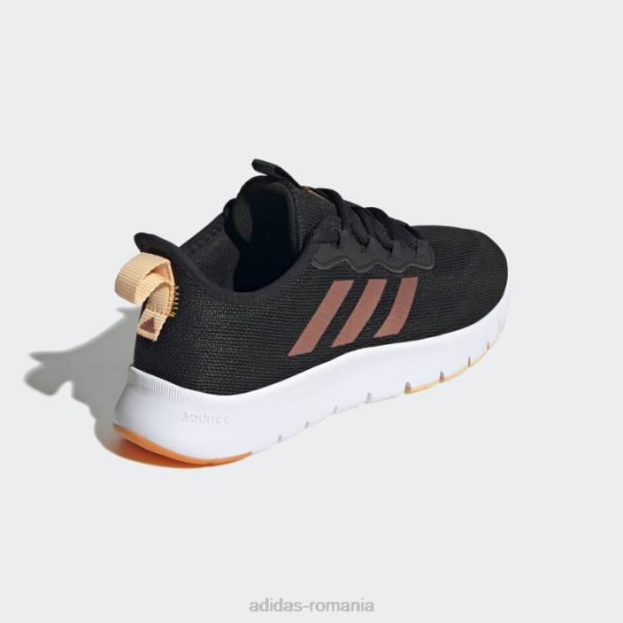 Adidas pantofi nario move negri adidas femei negru/pământ met/chihlimbar 2JBN8688