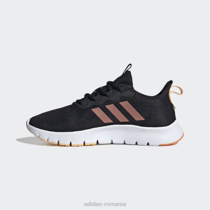 Adidas pantofi nario move negri adidas femei negru/pământ met/chihlimbar 2JBN8688