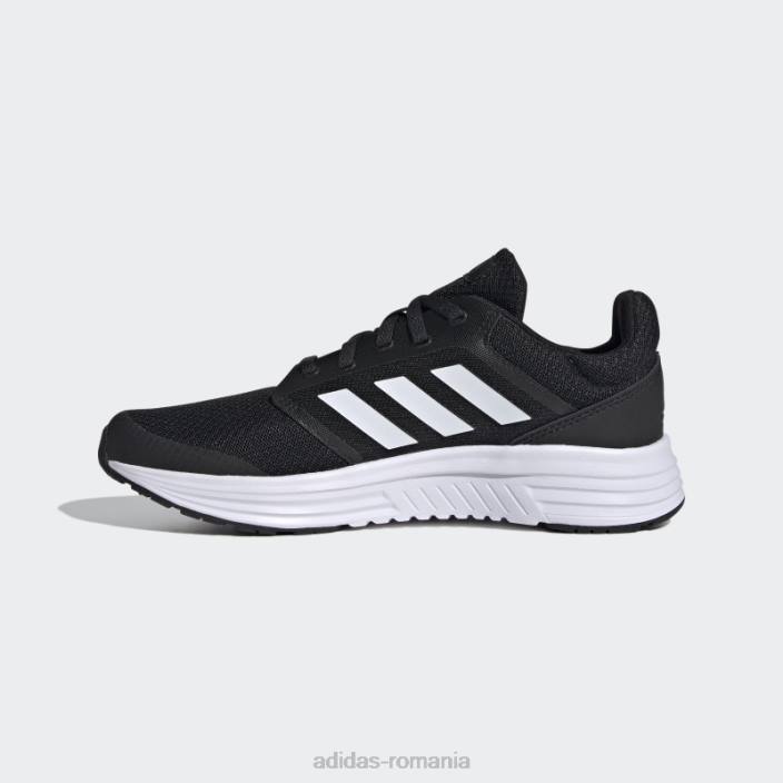 Adidas pantofi negri galaxy 5 adidas femei negru/alb/gri 2JBN8625