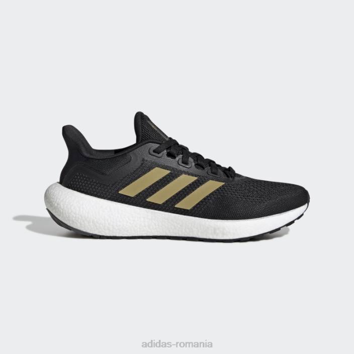 Adidas pantofi negri pureboost 22 adidas femei negru/auriu metalic/carbon 2JBN8703