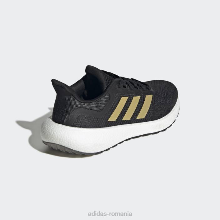 Adidas pantofi negri pureboost 22 adidas femei negru/auriu metalic/carbon 2JBN8703