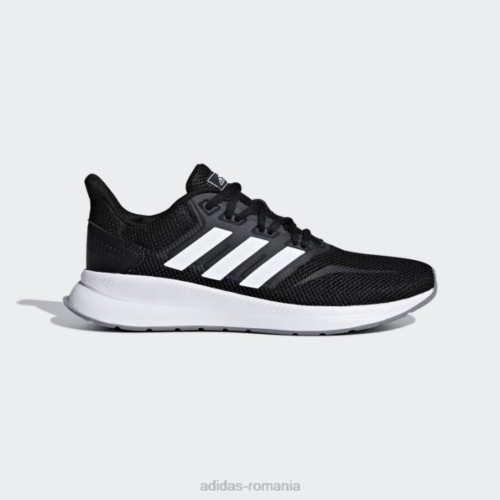 Adidas pantofi negri runfalcon adidas femei negru/alb/gri 2JBN2211